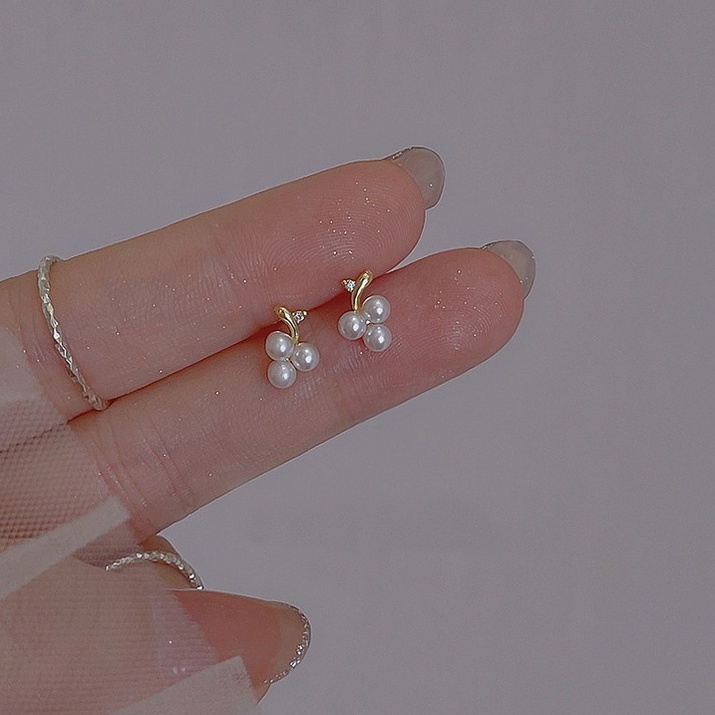 Bông tai nữ nho phong cách Hàn Quốc nữ tính KT62