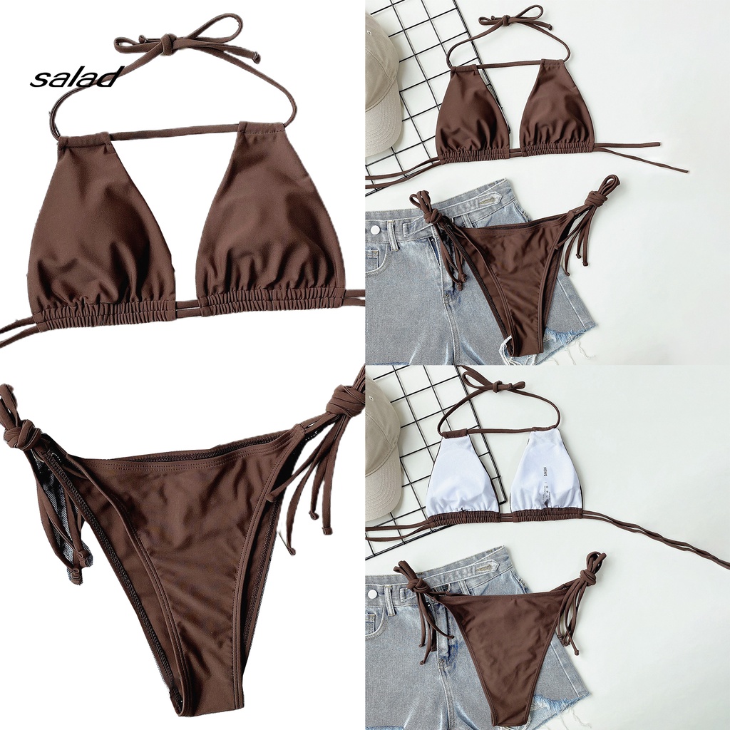 Bộ đồ bơi hai mảnh có dây rút thời trang mùa hè cho nữ
 | BigBuy360 - bigbuy360.vn