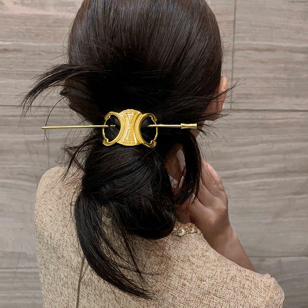 Trâm Cài Tóc Kim Loại Hình Chữ C Triumphal Trung Hoa 15H Cho Nữ