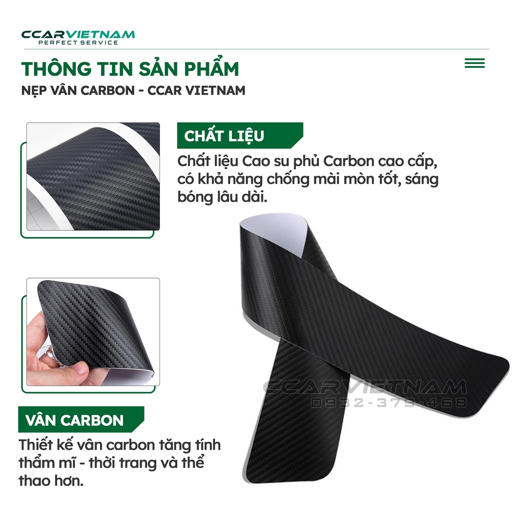 Miếng Dán Carbon Chống Trầy Xước Bậc Cửa, Cốp Xe Ô Tô Mazda, Hyundai, Toyota, Kia, KIA NEW, Ford, Mitsubishi, Peugeot