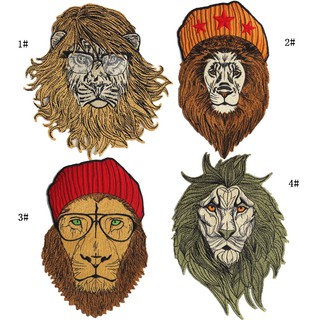 Sticker vải, patch ủi lớn hình sư tử