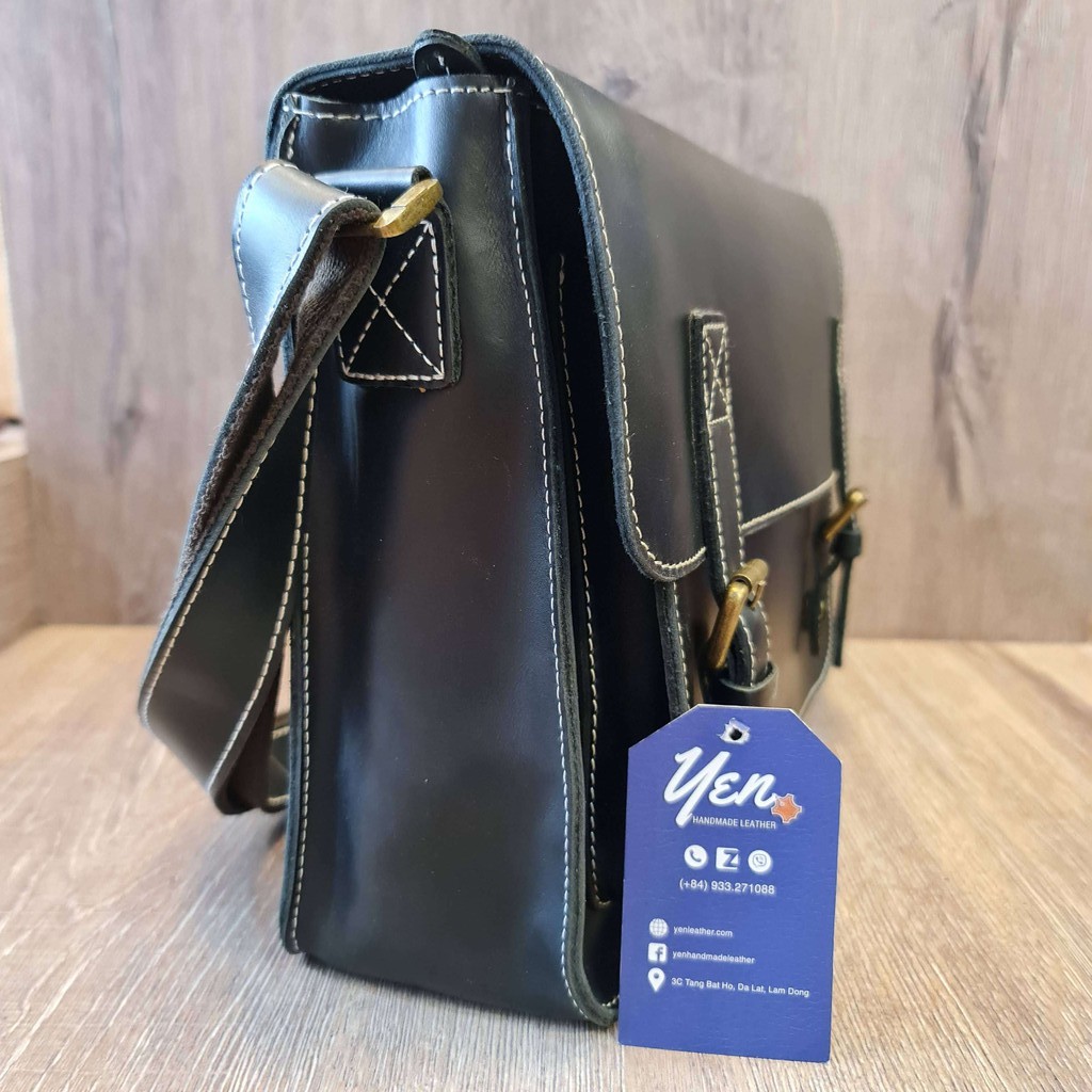 Túi đeo chéo da thật thủ công DB3350D Yen Handmade Leather | BigBuy360 - bigbuy360.vn