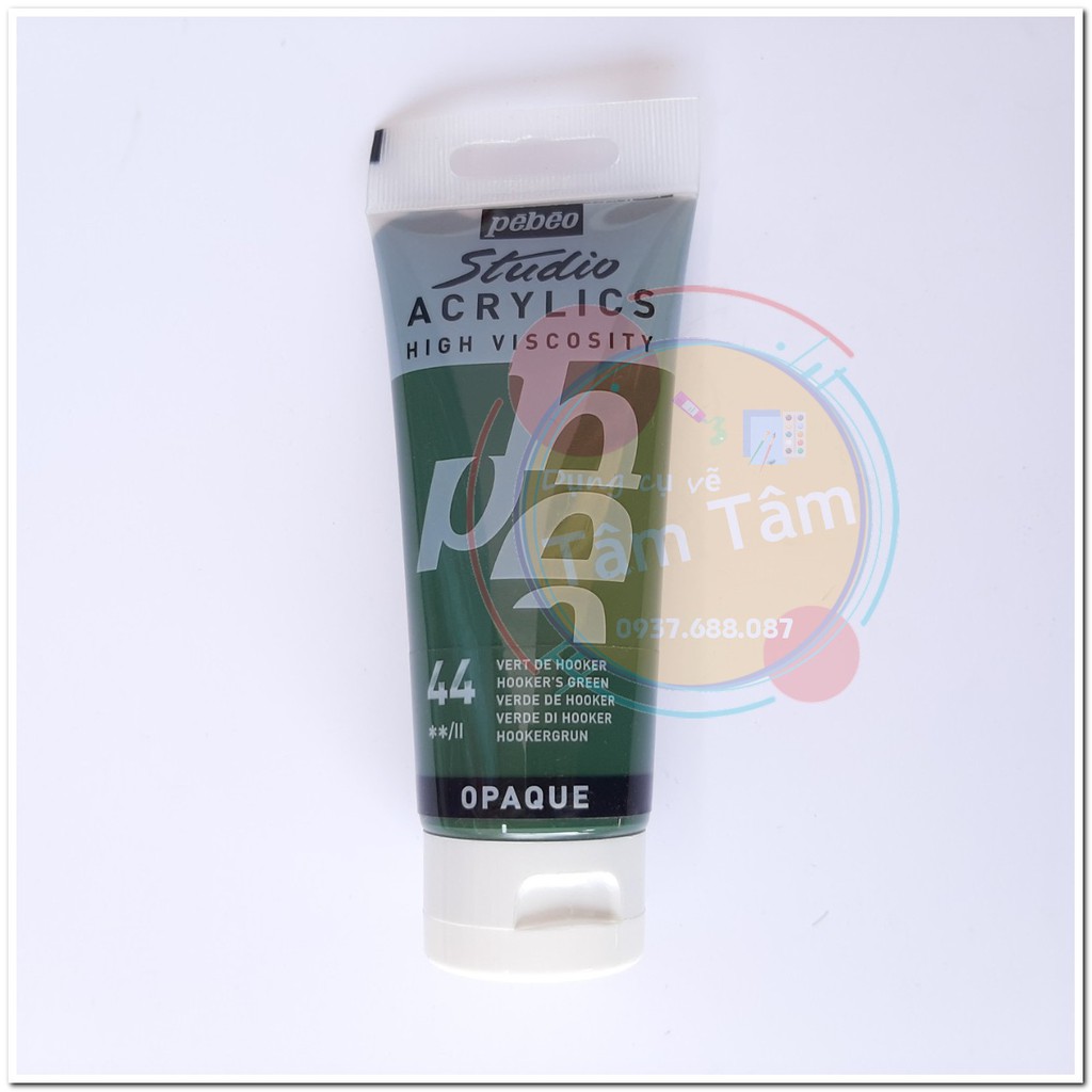 [ TÂM TÂM ] - Màu acrylic Pebeo 100ml, studio acrylics Pebeo 100 ml