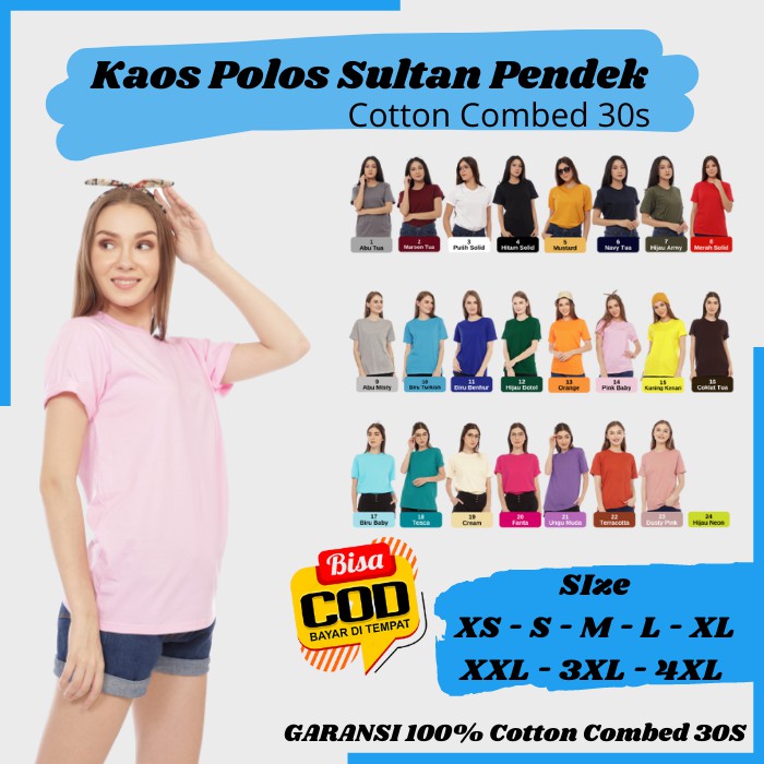 Áo Thun COTTON Ngắn Tay Màu Sắc Thời Trang Cho Nữ 30s