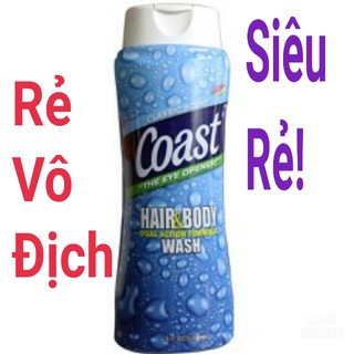 Tắm gội Coast Mỹ 532ml
