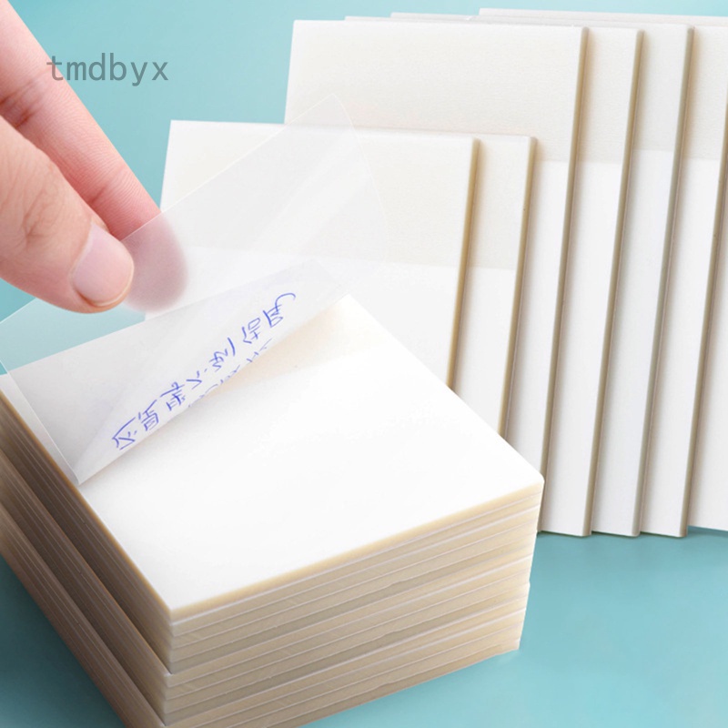 Set 50 tờ giấy ghi chú trong suốt phong cách đơn giản tiện dụng