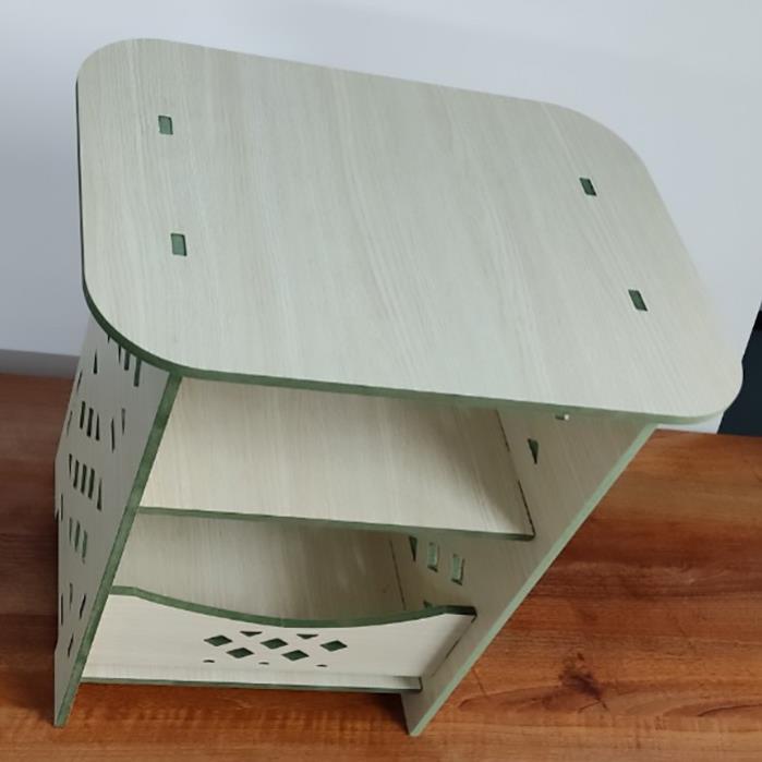 Kệ bàn trà ca rô gỗ PVC phù hợi mọi không gian trong nhà ngoài trời KB