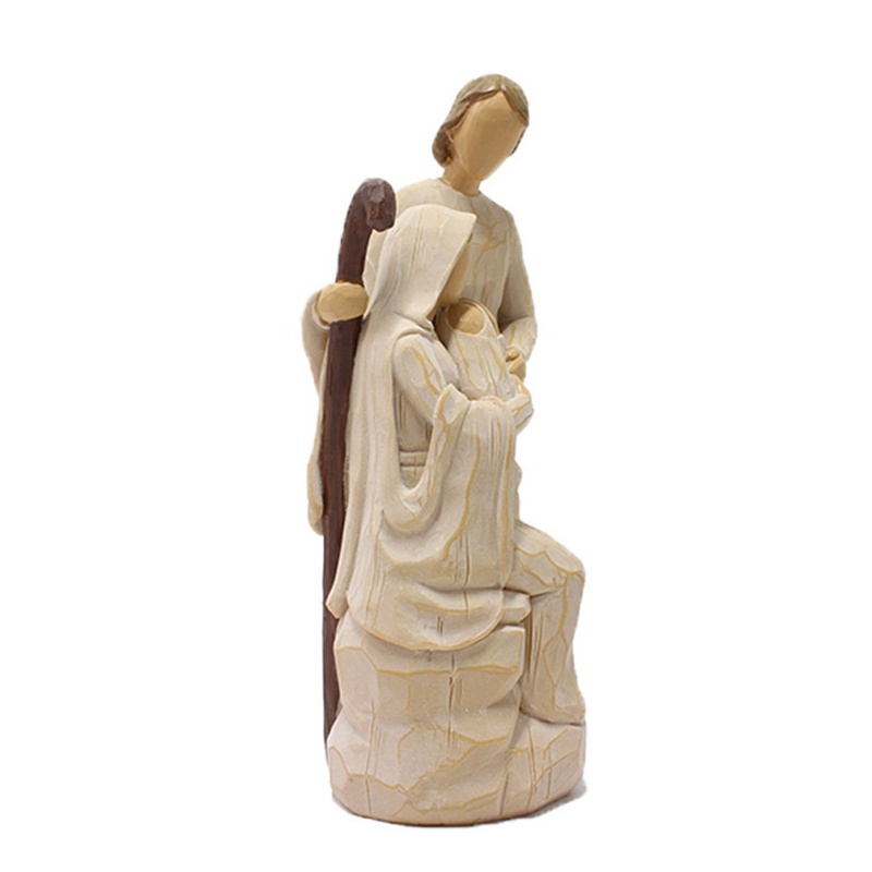 Mô Hình Tượng Chúa Jesus Mary Joseph Catholic Trang Trí Nhà Cửa