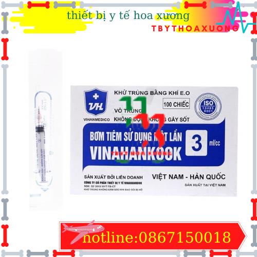 Bơm tiêm 1 lần Vinahankook 3ml