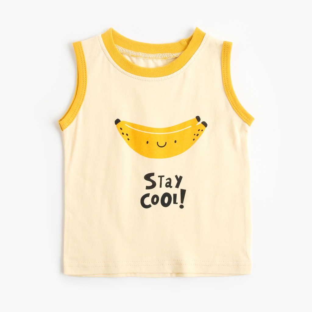 Sanlutoz Set Đồ Mùa Hè 2 Món Gồm Áo Cotton + Quần Ngắn Thời Trang Cho Bé