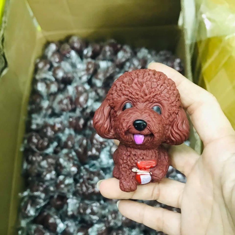 Con vật trang trí bánh kem  Chó nhựa baby