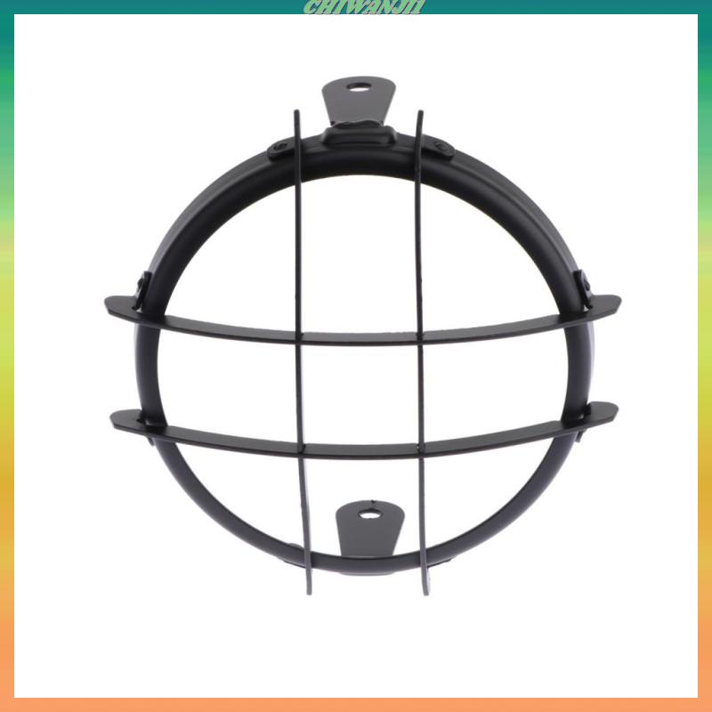 Ốp Lưới Bảo Vệ Đèn Pha Hình Vuông Kiểu Retro 5.75 Inch Chuyên Dùng Cho Xe Máy