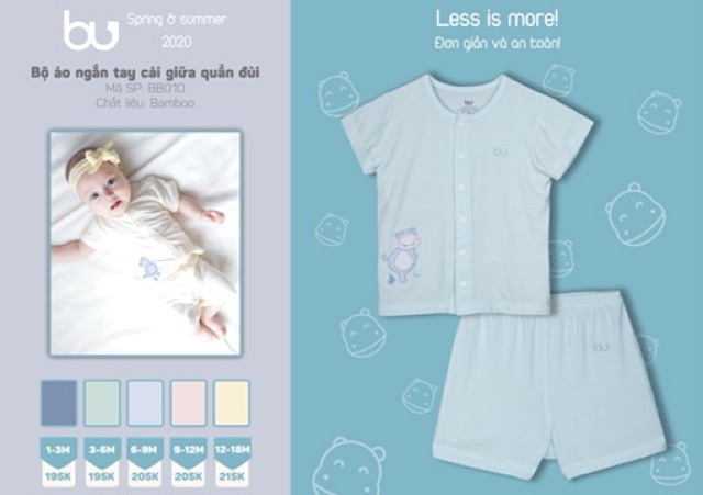 Bộ bu cài giữa thêu rùa, hà mã cho bé