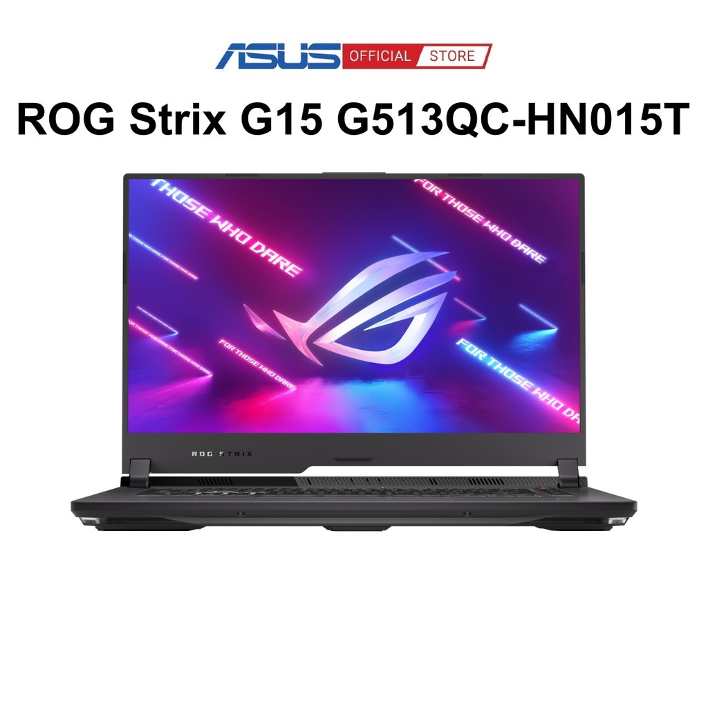 Laptop Asus ROG Strix G15 G513QC-HN015T (Ryzen 7-5800H | 8GB | 512GB | RTX 3050 4GB | 15.6 inch FHD | Win 10 | Xám)