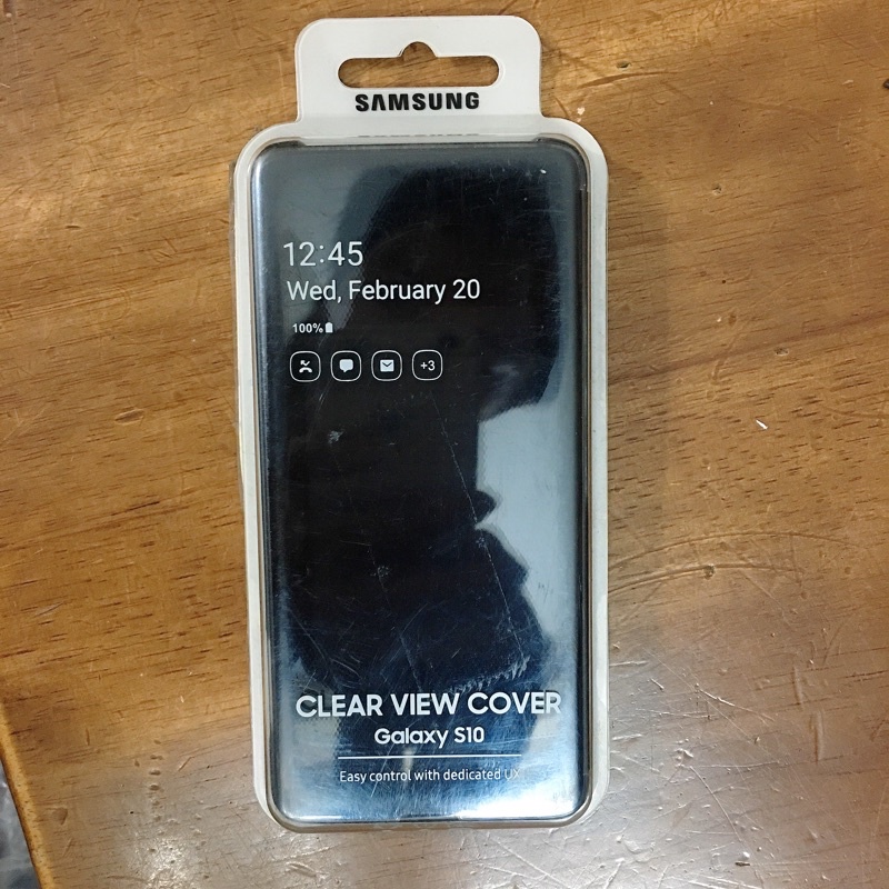 Bao Da thông minh Clear View Samsung Galaxy S10 - Hàng Chính Hãng