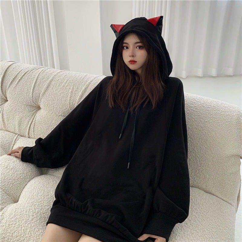 [ Sẵn XL ] ÁO HOODIE TAI MÈO - Có ảnh thật