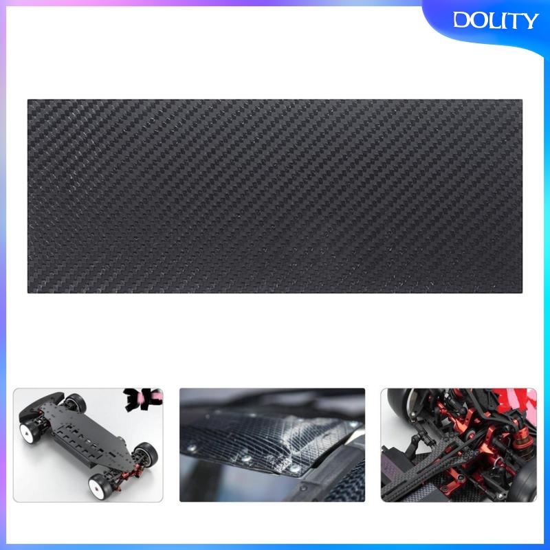 Tấm Sợi Carbon Thẳng 0.5mm / 1mm / 2mm / 3mm Cho Khung Ảnh 125x75x0.5mm