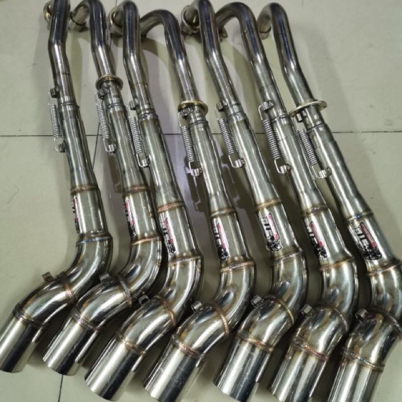 Cổ pô 2 khúc cho Wave ,Dream, Cup, Ex 50 cc, 67, Dream, Sirius, Jupiter, Si 50cc...