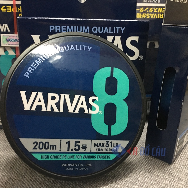 Dây PE X8 Varivas PE 8 Ocean Blue Edition
