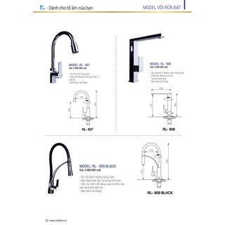 Vòi rửa cao cấp Roslerer RL-908
