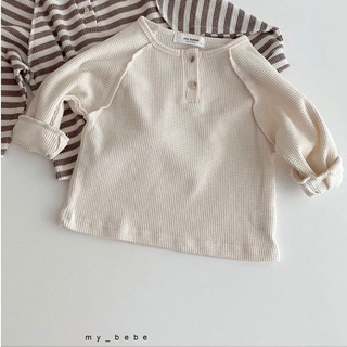 Áo thun phối tay raglan dễ thương cho bé