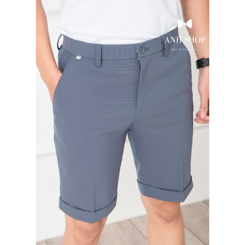 Quần đen nam ống ngắn cao cấp, vải âu cao cấp co giãn 4 chiều (có thêm nhiều màu chọn lựa) | BigBuy360 - bigbuy360.vn