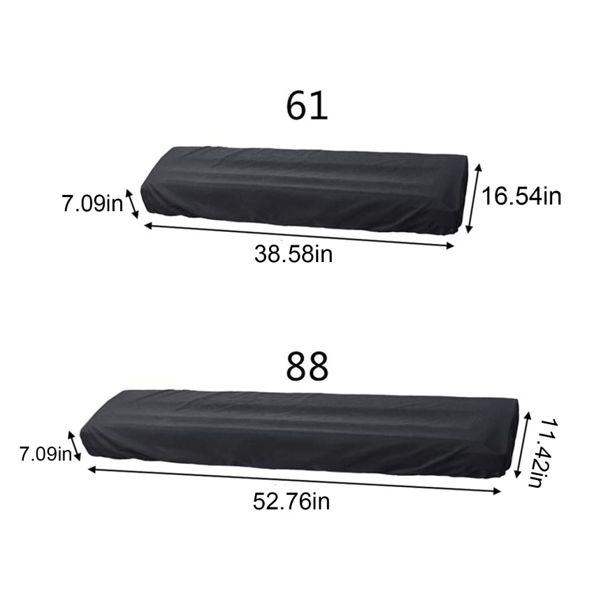 Vải Bọc Bàn Phím Đàn piano Chống Bụi Co Giãn Có Dây Rút Bảo Vệ Bàn Phím Điện Tử Kỹ Thuật Số piano yamaha casio roland