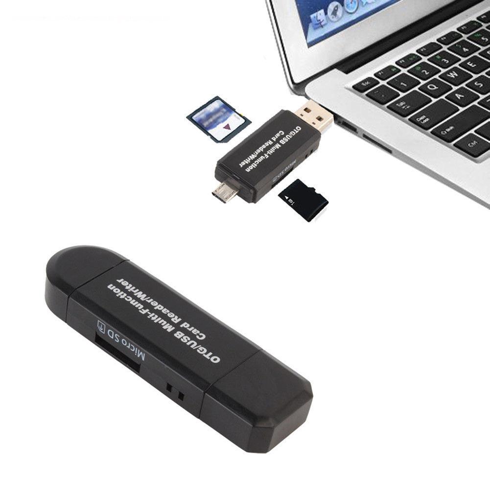 Bộ chuyển đổi Micro USB OTG sang USB 2.0 Đầu đọc thẻ SD cho máy tính bảng Android