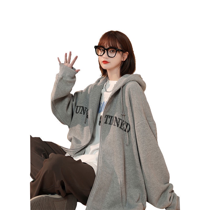 Áo Khoác Thể Thao Phối Khóa Kéo Thiết Kế Mới Thời Trang Theo Phong Cách Hồng Kông 2022 Dành Cho Nữ