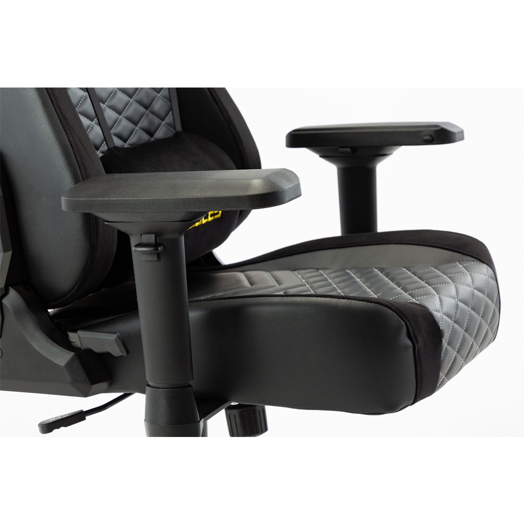 Ghế gaming E-DRA Hercules EGC203 V2 Black - Ghế game tốt - Chất liệu da PU và Foam cao cấp - Bảo