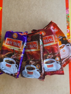 Cà phê xay Quốc Thắng xanh 500g