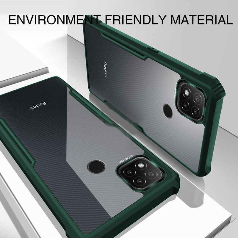 Ốp Điện Thoại Trong Suốt Chống Sốc Thời Trang Đơn Giản Cho Xiaomi Redmi 9C 10A