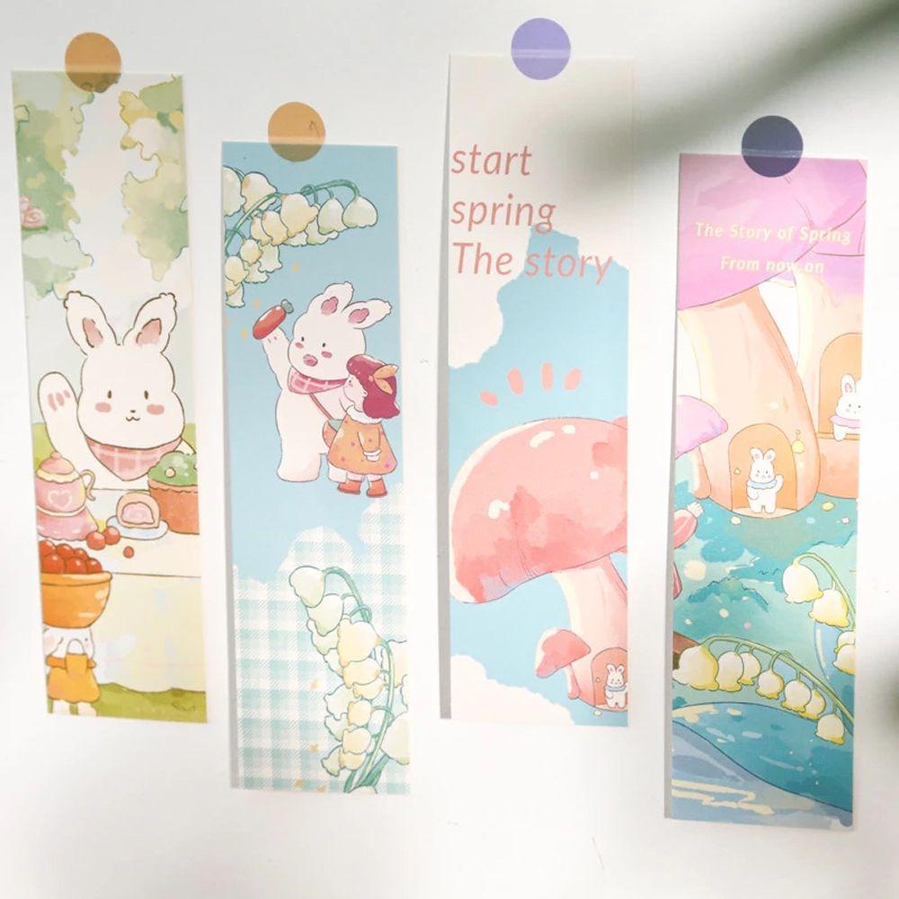 Augustina Spring Giấy Ghi Chú Đánh Dấu Trang Sách Phong Cách Retro Lãng Mạn Cho Học Sinh