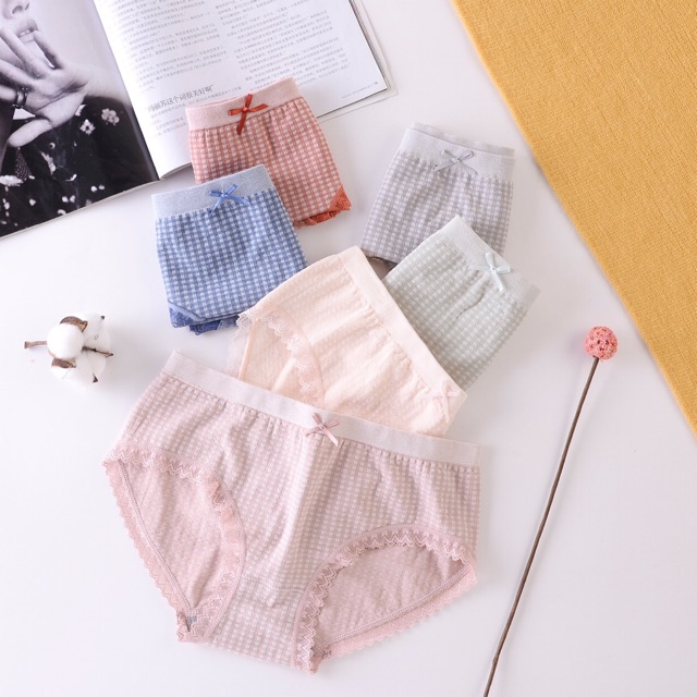 Hộp 5c quần lót cotton 4 chiều Muji siêu xịn mẫu mới