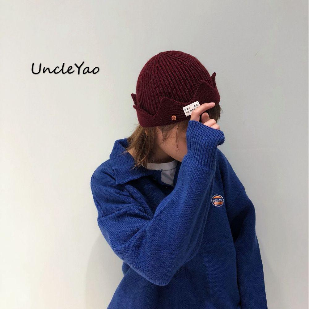 Mũ Beanie Dệt Kim WMES15H Thiết Kế Đơn Giản Dễ Phối Đồ Hóa Trang Cho Nam