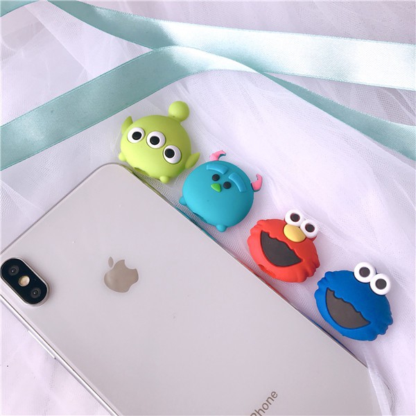 Phụ Kiện Bảo Vệ Đầu Dây Cáp Kiểu Dáng Hoạt Hình Disney Dễ Thương
