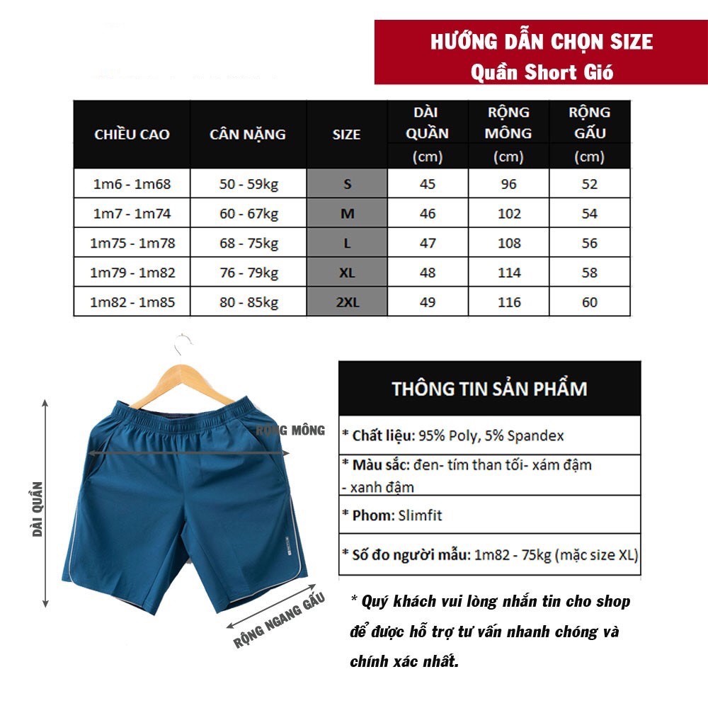 Quần Đùi Nam (4 màu), Chất Vải Gió Mềm, Siêu Nhẹ, Dáng Thể Thao, Thiết Kế Trẻ Trung Năng Động | BigBuy360 - bigbuy360.vn