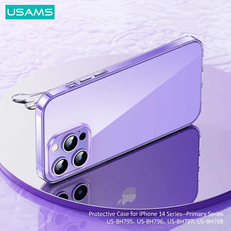 Usams Ốp Lưng TPU Silicone Trong Suốt Cho Iphone 14