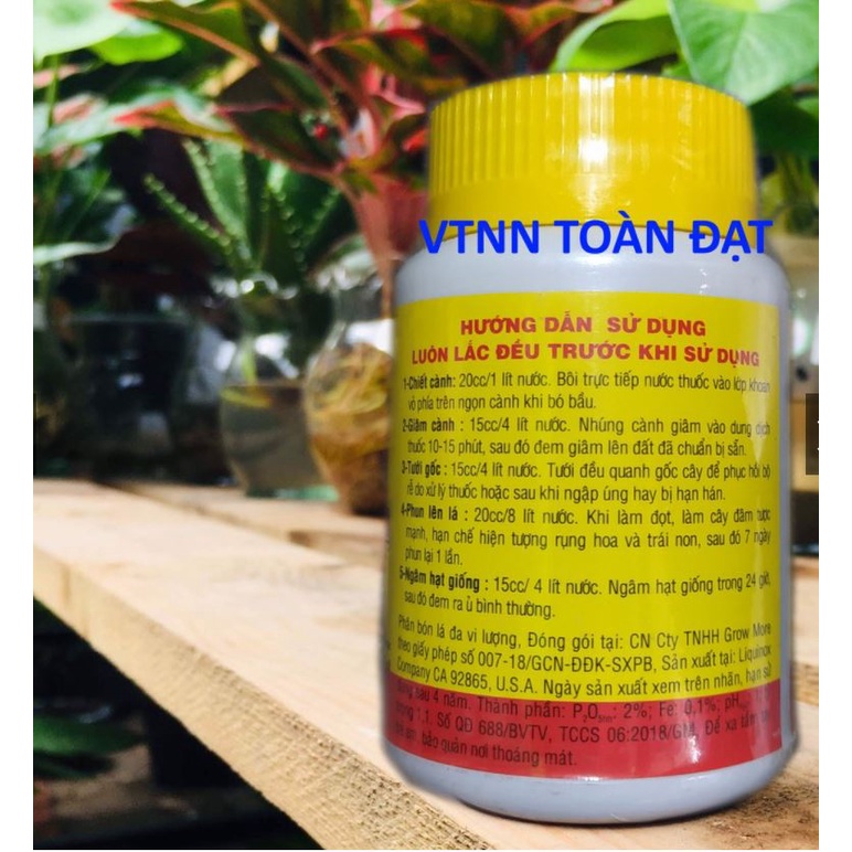 Phân Bón Kích Rễ N3M Pro (100ml) dạng nước - Ra Rễ Cực Mạnh Growmore 235ml