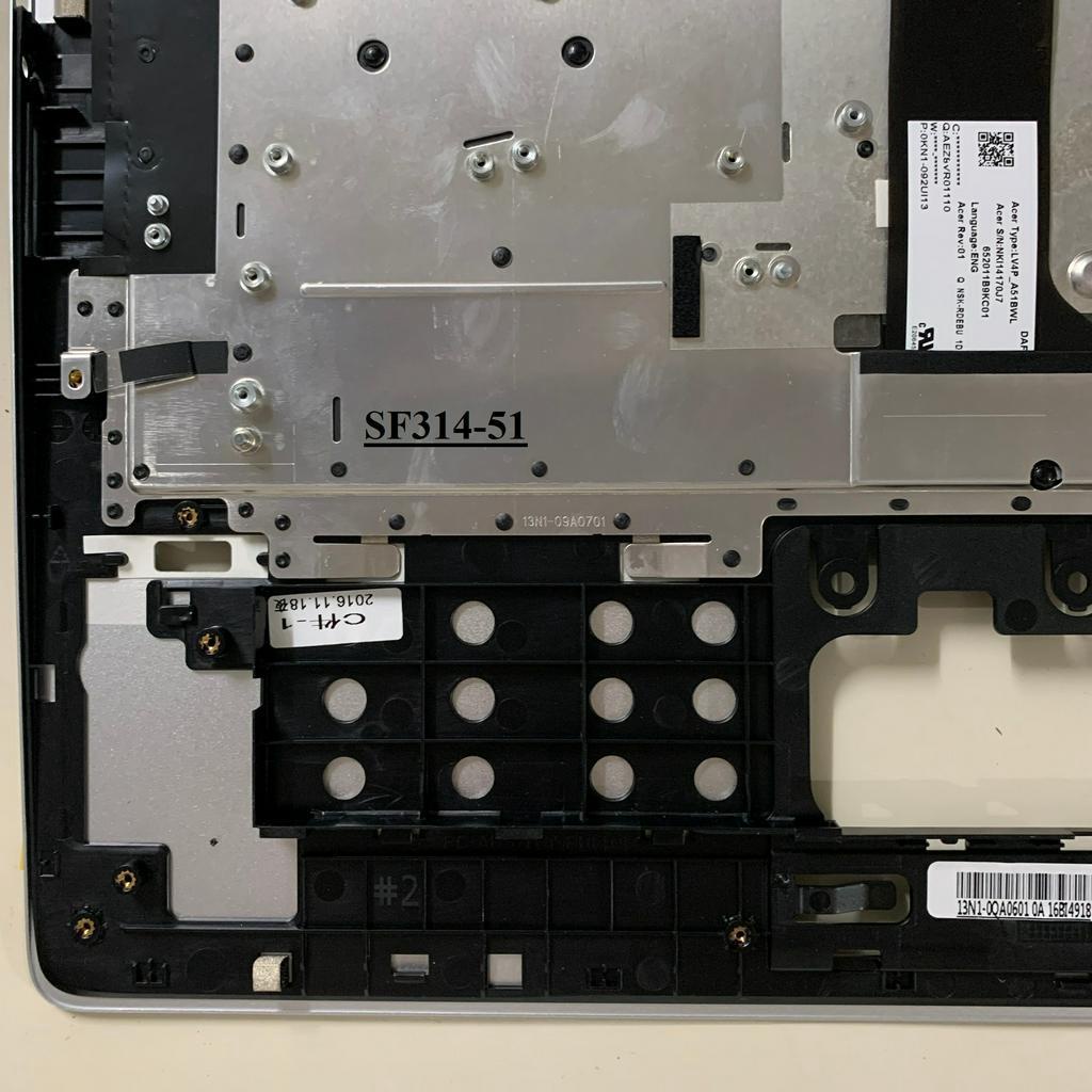 Vỏ Mặt C Dành Cho Laptop Acer – SF314-51- Có sẵn bàn phím - Hàng mới