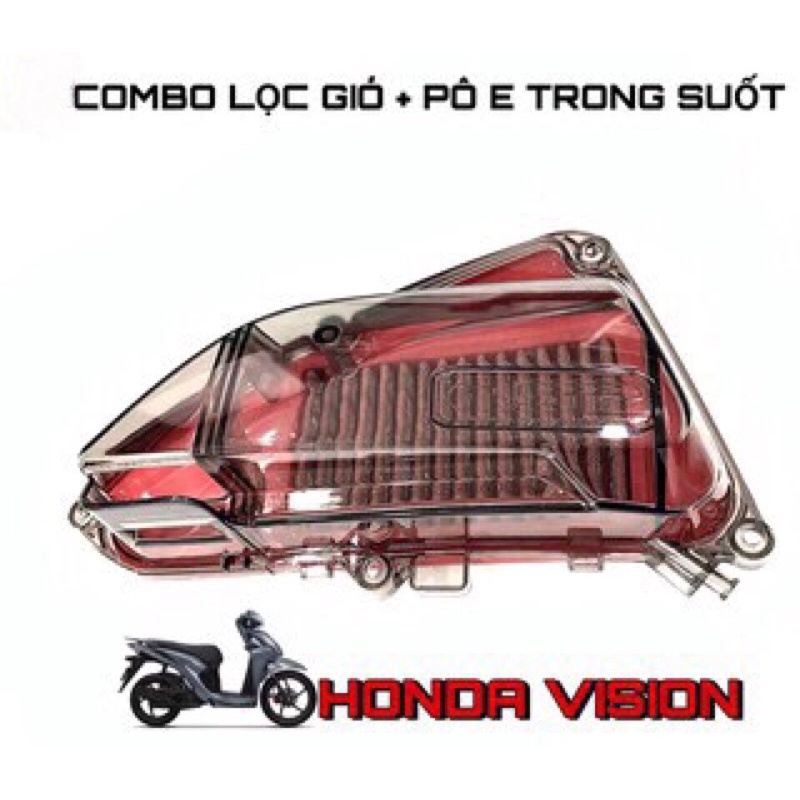 lọc gió trong suốt SCOOPY 2020, VISION 2021