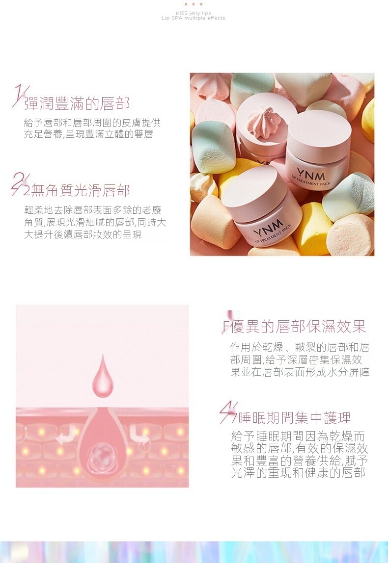(Hàng Mới Về) Mặt Nạ Dưỡng Môi Chiết Xuất Thực Vật Hàn Quốc Ynm | BigBuy360 - bigbuy360.vn