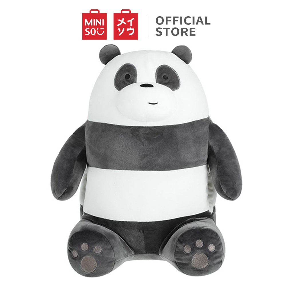 Đồ chơi nhồi bông mềm Miniso X We Bare Bears - Hàng chính hãng