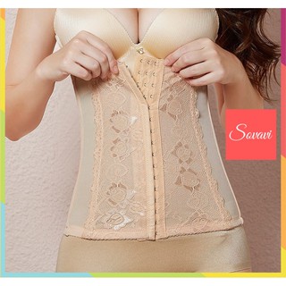 Gen bụng giảm mỡ thắt eo hiệu quả (3 nấc cài, 6 xương, 29cm) - Đồ lót định hình Dai009