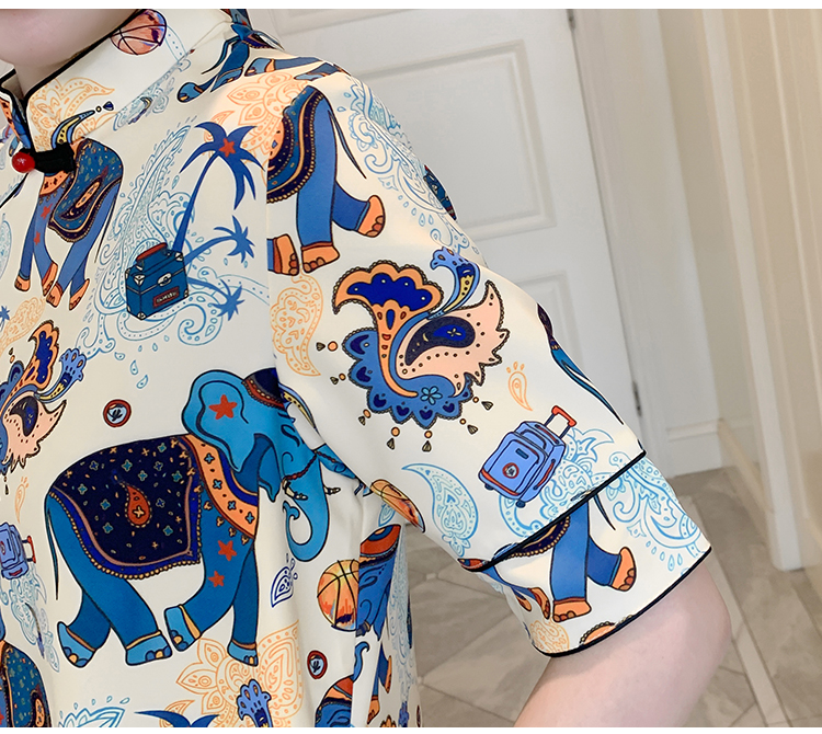 CNY Plus Size M-4XL 3XL 2021 Summer Loose Fashion Modern Cheongsam Dress for Women Short Sleeve Qipao Traditional Chinese Clothes | BigBuy360 - bigbuy360.vn