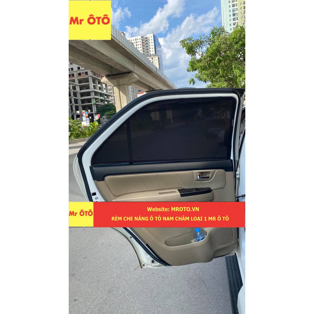 Rèm Che Nắng Xe Toyota Fortuner 2007-2016 chống UV Hàng Loại 1 MR.ÔTÔ -Bảo Hành 2 Năm