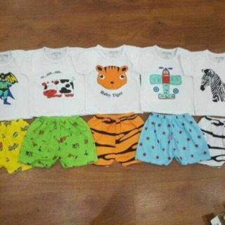 Combo 25  bộ cộc tay cotton