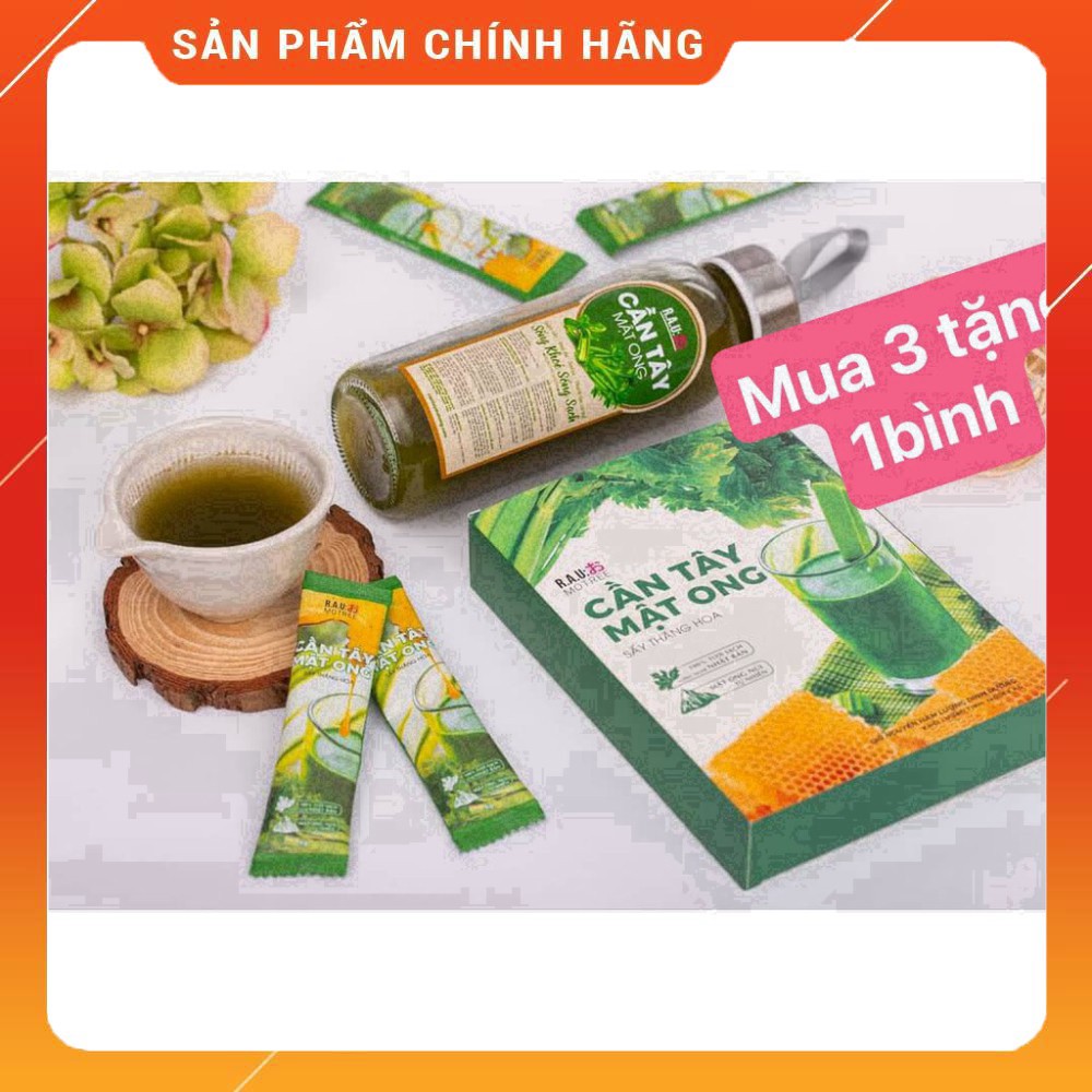 CHÍNH HÃNG Cần Tây Mật Ong đẹp da , đẹp dáng . Hộp 14 gói0