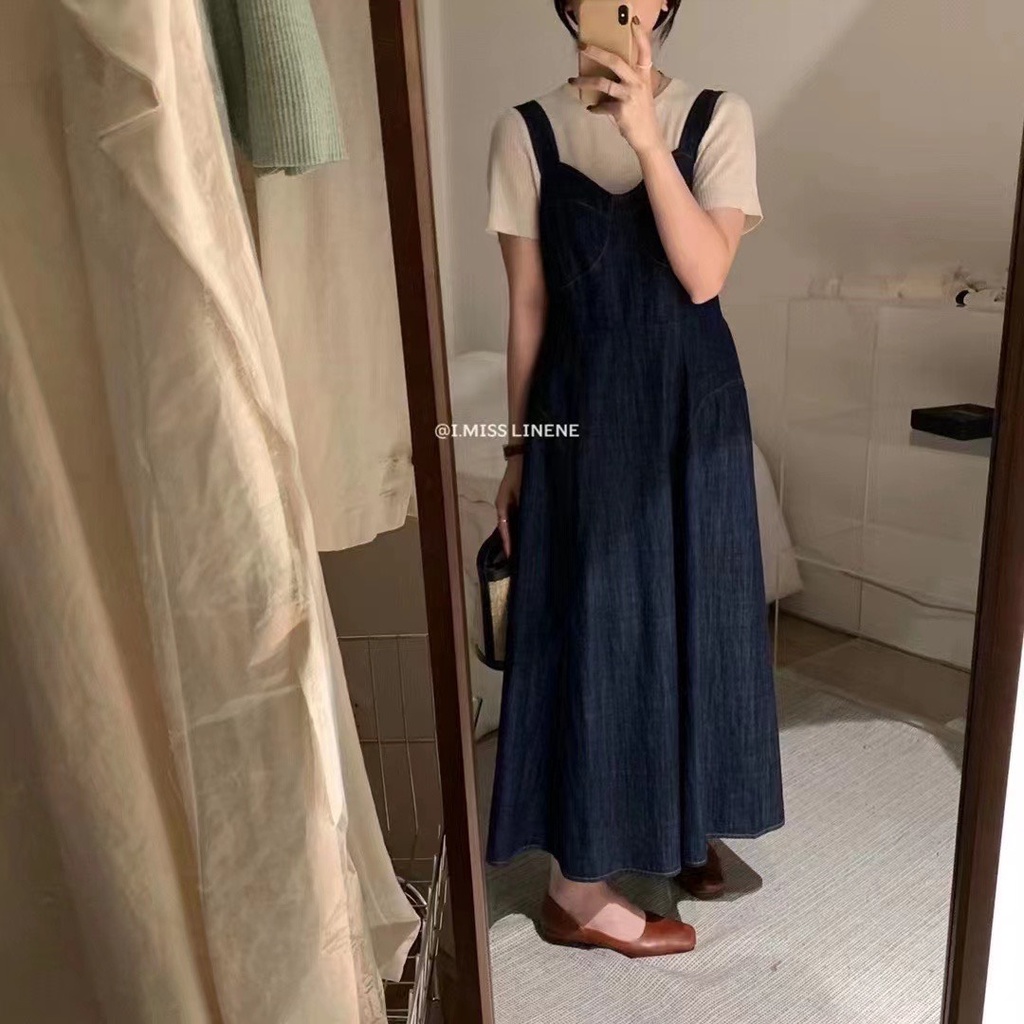 Yếm Denim DeepBlue KOREAN 1188