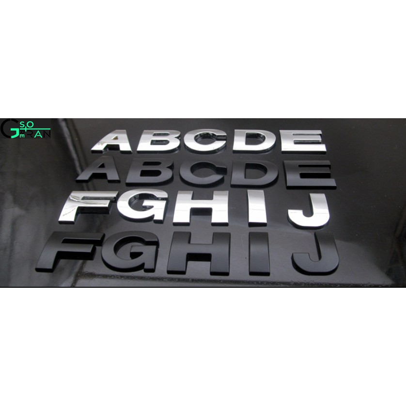Chữ kim loại dán xe trang trí, chữ nổi kim loại dán xe hơi | BigBuy360 - bigbuy360.vn
